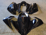 FQB35 BLACK 150CC GY6 QUAD BIKE FAIRING PLASTICS KIT BODY WORK