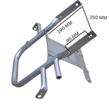 RER04 SILVER REAR GRAB RAIL BUMPER BAR FOR BASHAN BS200S-7 QUAD