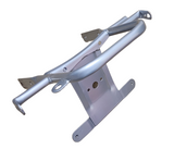 RER04 SILVER REAR GRAB RAIL BUMPER BAR FOR BASHAN BS200S-7 QUAD