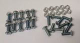 NU062 PACK OF 20 - 4MM X 18MM FAIRING FIXING BOLTS & NUTS M4 BOLTS