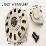 CL017 RACE CLUTCH BELL 8 TOOTH PINION FOR MINI MOTO / QUAD