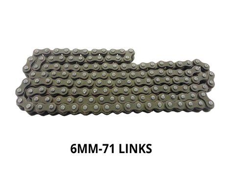 6MM-71  DRIVE CHAIN FOR 47CC / 49CC MINI MOTO /MINI QUAD BIKE 6MM PITCH 71 LINK 142 PIN