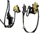 CBS11 HYDRAULIC BRAKE SYSTEM FOR DIRT / PIT BIKES FRONT AND REAR CALIPER WITH PADS