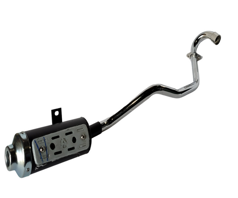 EX078 EXHAUST WITH GUARD FOR 125CC UPBEAT OFF ROAD QUAD BIKE
