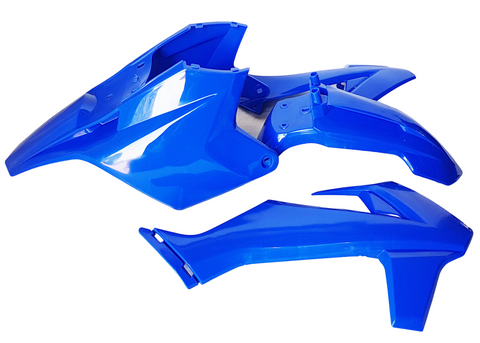 FMD24 NEW STYLE BLUE 49CC MINI DIRT BIKE FAIRING PLASTICS FOR DB49-1 MINI DIRT