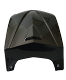 FNC21 BLACK GLOSSY FRONT NOSE CONE, HEADLIGHT SURROUND BASHAN BS200S-7 QUAD