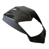 FNC21 BLACK GLOSSY FRONT NOSE CONE, HEADLIGHT SURROUND BASHAN BS200S-7 QUAD