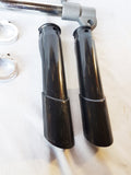 FOR07 SET OF FRONT FORKS BLACK FOR 49CC MINI DIRT BIKE