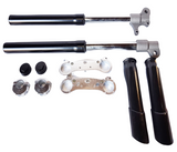 FOR07 SET OF FRONT FORKS BLACK FOR 49CC MINI DIRT BIKE
