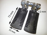 FP002 FOOTPEGS FOOT PEGS FOR MINI MOTO / MINI DIRT BIKE - Orange Imports - 1