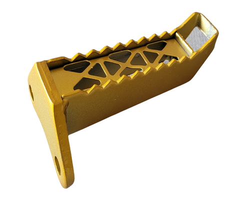 FP004 SINGLE GOLD FOOT REST FOR BASHAN BS200S-7 200CC ROAD LEGAL QUAD BIKE ATV
