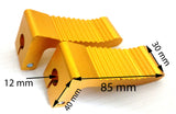 FP008 NON-SLIP FOOT REST PEGS GOLD FOR 47CC 49CC MINI MOTO - Orange Imports - 1