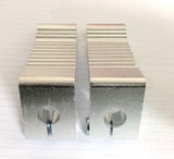 FP010 PAIR OF SILVER NON-SLIP FOOT RESTS FOOT PEGS FOR 47CC 49CC MINI MOTO - Orange Imports - 4