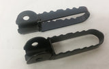FP015 SET OF FOLD BACK METAL FOOT PEGS FOR 49CC MINI DIRT BIKE - Orange Imports - 2