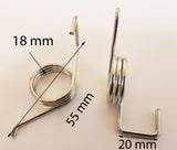 FPS05 SET LEFT & RIGHT SIDE FOOT PEG SPRING FOR ORION 110CC 125CC DIRT BIKES