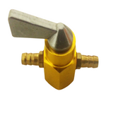 FPT10 IN LINE FUEL ON / OFF TAP CNC FOR DIRT PIT QUAD BIKE SCOOTER 6MM GOLD