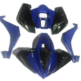 FQB10 BLUE / BLACK 110CC QUAD BIKE FAIRING PLASTICS KIT BODY WORK 001HX TAO TAO CHEETAH / SPEEDY