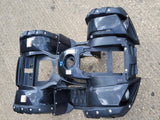 FQB28 BLACK FAIRING PLASTICS HEAD LIGHTS FOOTWELLS 125CC OFF ROAD QUAD BIKE ATV UPBEAT