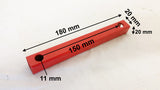 FRA14 RED FRAME SUPPORT BRACKET GT-ONE 49CC 2 STROKE DRIFT TRIKE APOLLO GO KART - Orange Imports
