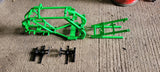 FRA33 GREEN FRAME CHASSIS, 4 STROKE 125CC QUAD BIKE ATV