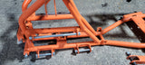 FRA34 ORANGE FRAME CHASSIS, FOOTWELL MOUNTS 4 STROKE 125CC QUAD BIKE ATV