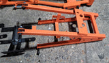 FRA34 ORANGE FRAME CHASSIS, FOOTWELL MOUNTS 4 STROKE 125CC QUAD BIKE ATV