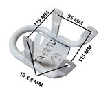FRG27 WHITE FRONT NUDGE BAR FOR 49CC 2 STROKE PETROL MINI QUAD BIKE ATV