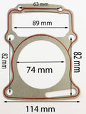 GAS04 CYLINDER GASKET FOR QUAD / ATV / BASHAN S7 - Orange Imports - 1