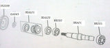 GAS45 VANE WHEEL GASKET WATER PUMP ASSEMBLY FOR BASHAN 200CC QUAD ENGINE S7 S11 - Orange Imports - 2