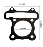 GAS62 HEAD & BASE GASKET SET FOR GY6 150CC CHINESE ENGINE