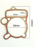 GAS68 GASKET 59MM DIAMETER FOR 125CC DIRT PIT BIKE