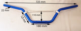 HBD02 HANDLEBARS CNC BLUE 22MM  FOR PIT / DIRT BIKE 50CC - 140CC - Orange Imports - 1