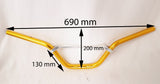 HBD15 HANDLEBARS 22MM  GOLD CNC FOR PIT / DIRT BIKE 50CC - 140CC - Orange Imports - 1