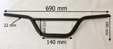 HBQ07 HANDLEBARS FOR KIDS JUNIOR 70CC - 110CC ORION QUAD BIKE ATV 690MM - Orange Imports - 1