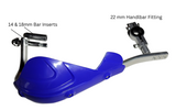HG14 VENOM REINFORCED HAND GUARDS BLUE FOR MOTO X ENDURO MX
