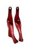 HG42 RED UNIVERSAL HAND GUARDS HAND PROTECTORS DIRT PIT BIKE 14MM / 18MM INSERTS