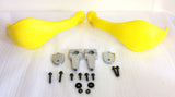 HG46 SET OF YELLOW HAND GUARD PROTECTORS FOR BASHAN BS200S-7 QUAD BIKE - Orange Imports - 1