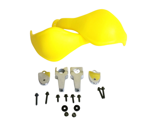 HG46 SET OF YELLOW HAND GUARD PROTECTORS FOR BASHAN BS200S-7 QUAD BIKE