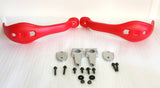 HG52 NEW STYLE SET OF RED HAND GUARD PROTECTORS FOR BASHAN BS200S-7 QUAD
