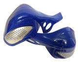 HG53 BLUE/SILVER VENTED HAND GUARDS PROTECTORS DIRT OR QUAD BIKES