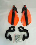 HG55 SET OF ORANGE HAND GUARDS PROTECTORS FOR UPBEAT 125CC QUAD BIKE