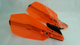 HG55 SET OF ORANGE HAND GUARDS PROTECTORS FOR UPBEAT 125CC QUAD BIKE