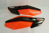 HG55 SET OF ORANGE HAND GUARDS PROTECTORS FOR UPBEAT 125CC QUAD BIKE