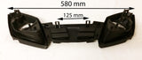 HLC04 TWIN HEADLIGHT SURROUND PLASTIC FAIRING FOR 110CC ORION FARM QUAD BIKE - Orange Imports - 1