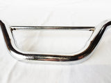 HMQ02 SILVER  HANDLEBARS FOR 2 STROKE 49CC MINI QUAD BIKE 640MM