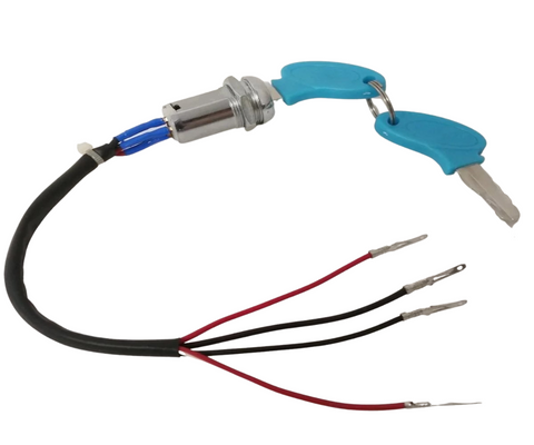IGB04 IGNITION BARREL AND 2 KEYS FOR SCOOTER 4 WIRE
