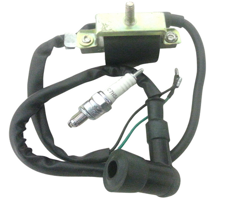 IGK04 IGNITION COIL SPARK PLUG STARTER PACK FOR BASHAN BS200S-7 200CC QUAD BIKE