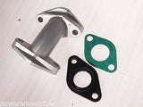 IM011 CURVED METAL INLET MANIFOLD 17 MM GASKETS FOR PIT / DIRT / QUAD BIKE 90CC / 110CC / 125CC - Orange Imports - 2