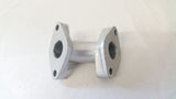 IM011 CURVED METAL INLET MANIFOLD 17 MM GASKETS FOR PIT / DIRT / QUAD BIKE 90CC / 110CC / 125CC - Orange Imports - 4