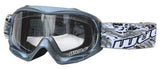 KIDS YOUTH WULFSPORT CUB ABSRACT GOGGLES FOR DIRT / QUAD BIKE - Orange Imports - 4